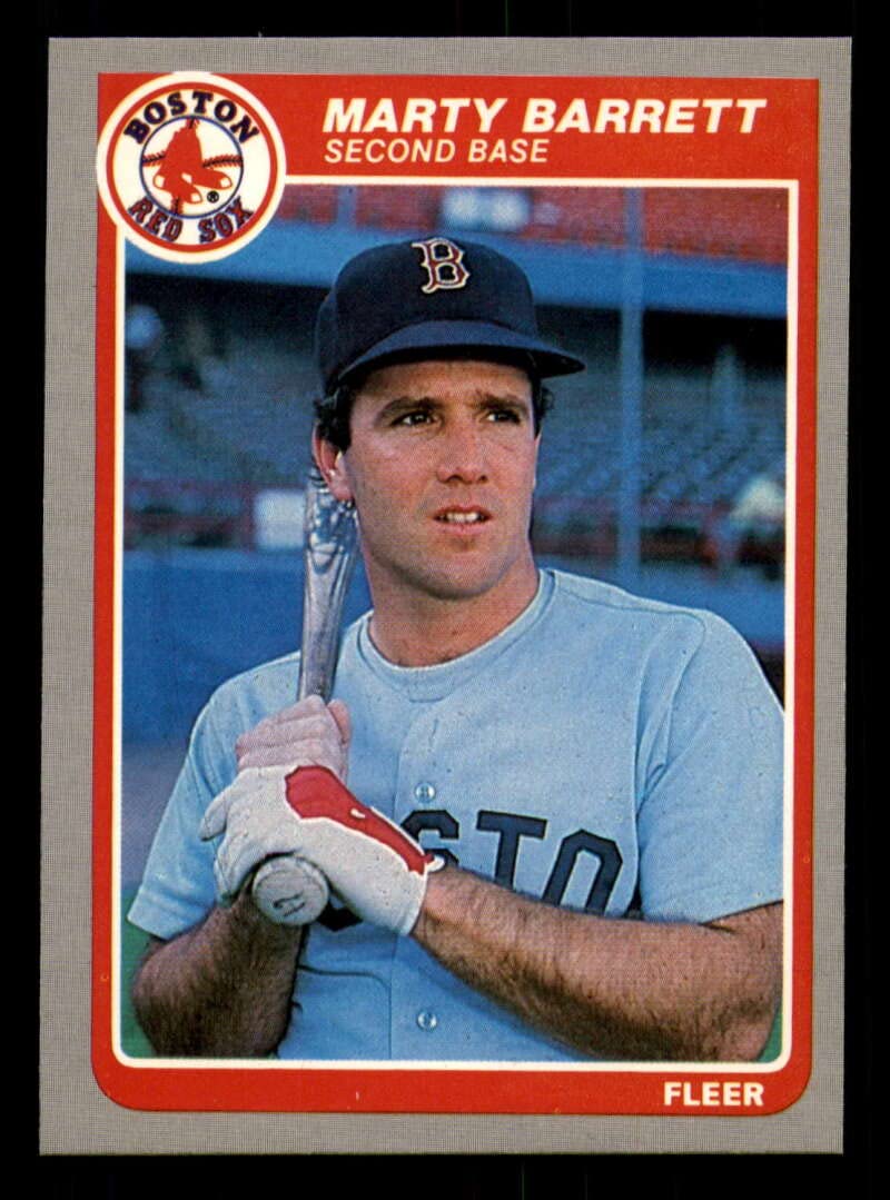 Amazon.com: 1985 Fleer #150 Marty Barrett Boston Red Sox Official